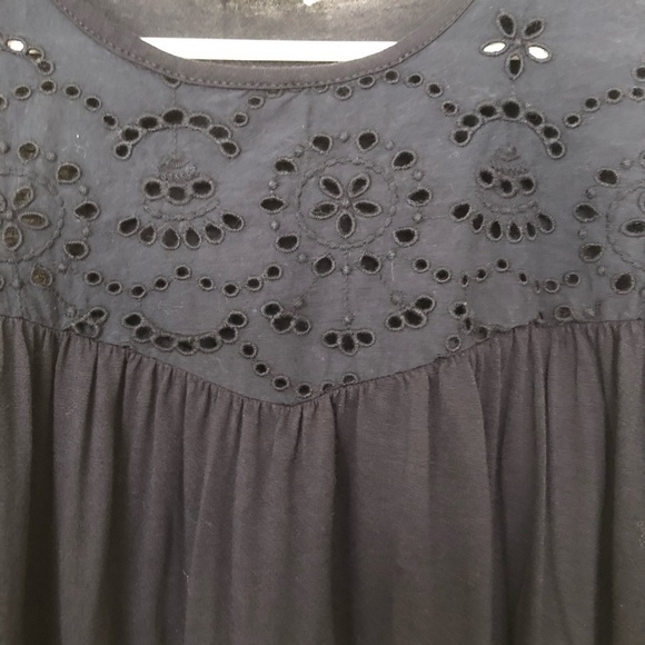 Libby Edelman Navy Sleeveless with Eyelet Lace - Picture 2 of 5